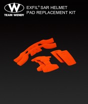 Pad Replacement Kit for EXFIL SAR Helmet US Coast Guard Orange